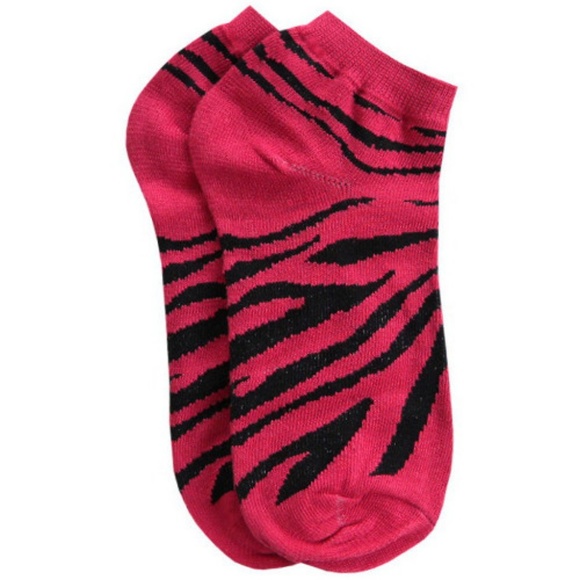 12 Pair Women's "Zebra Print" Low Cut Fun Socks - Picture 5 of 7
